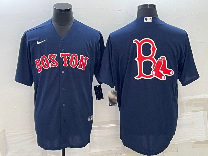 Men's Boston Red Sox Navy Alternate Jersey